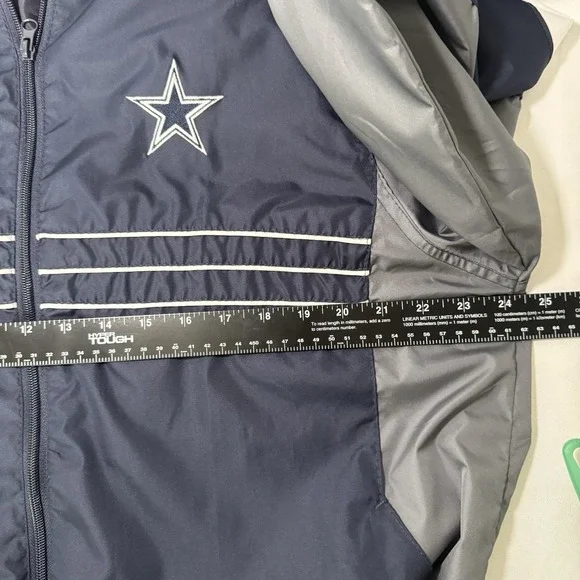 VTG Dallas Cowboys Jacket Mens Large NFL Windbreaker Sports Illustrated Large - Picture 7 of 10